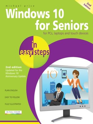 cover image of Windows 10 for Seniors in easy steps